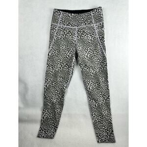 Victoria’s Secret Sport Leopard Print Leggings Green White Small
